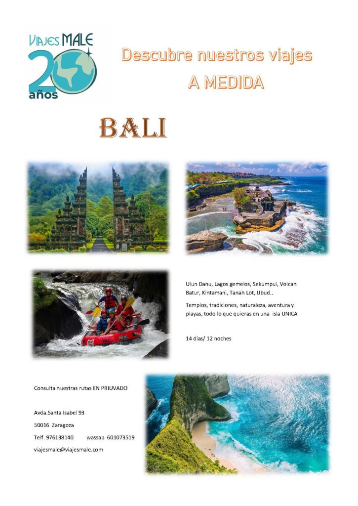 Viaje exclusivo a Bali