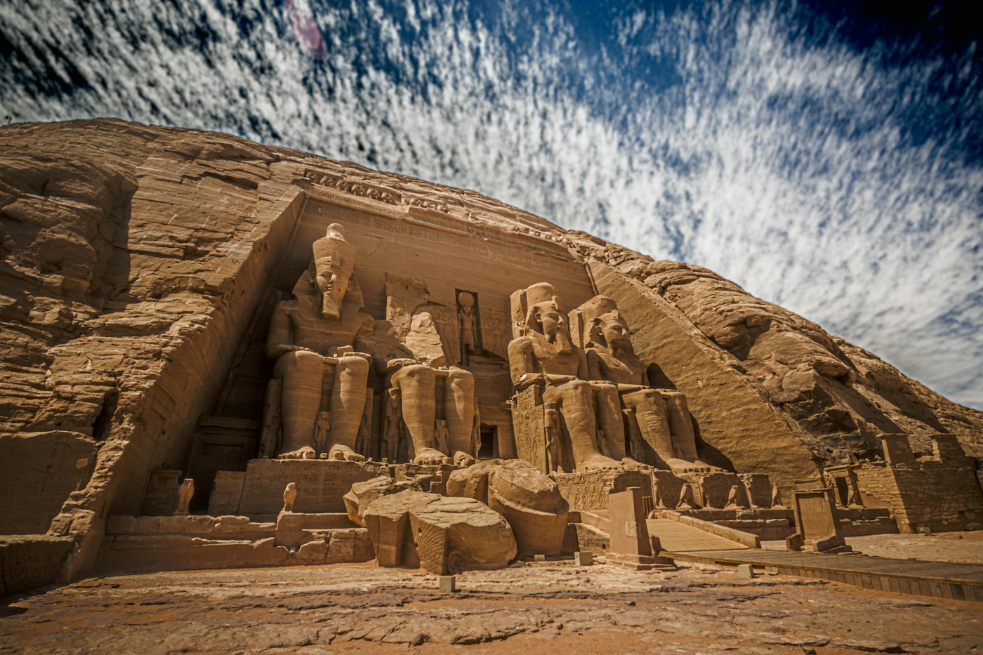 Templo de Abu Simbel, en Egipto