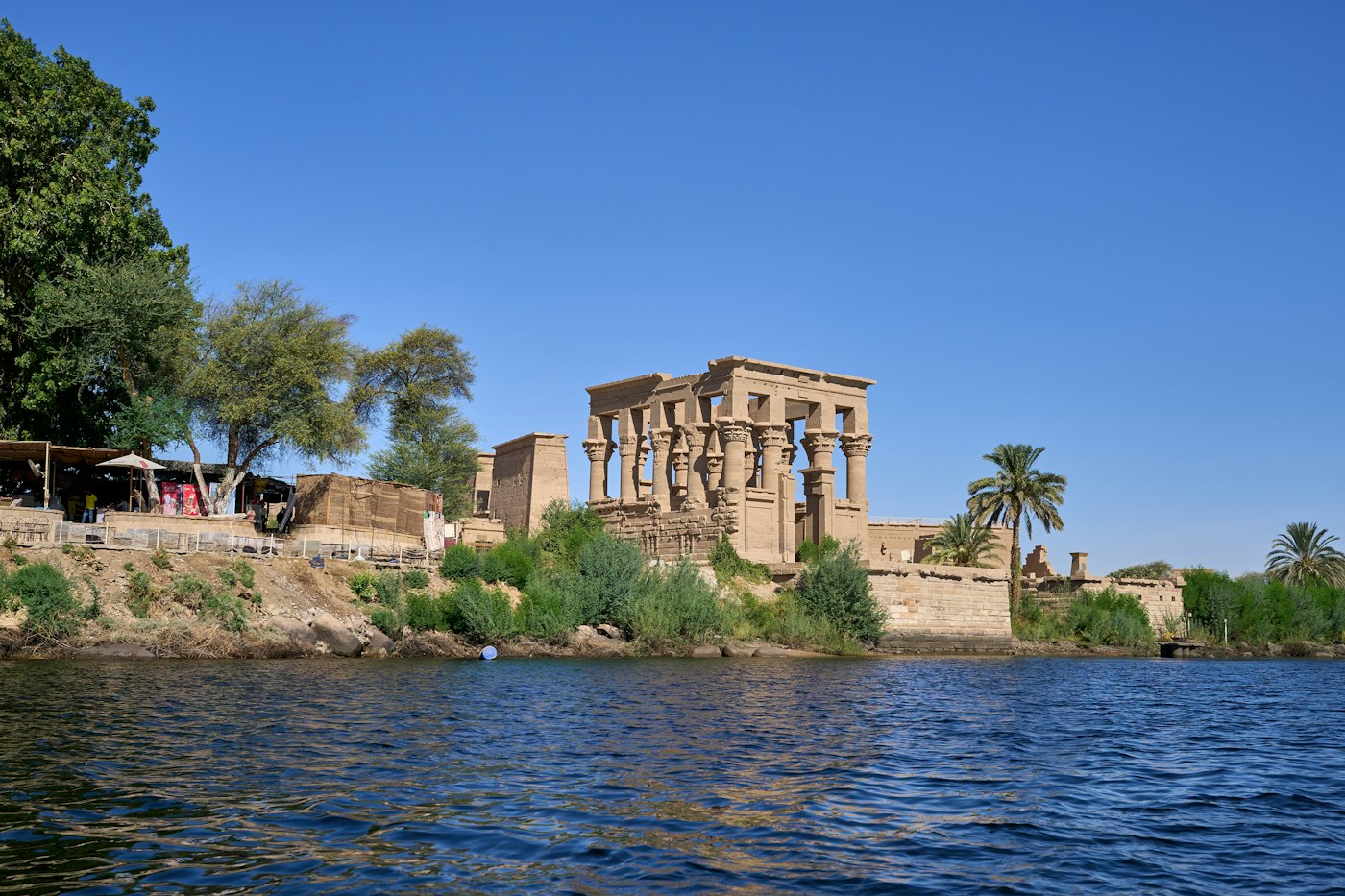 Quiosco de Trajano en el templo de Philae, en Asuán