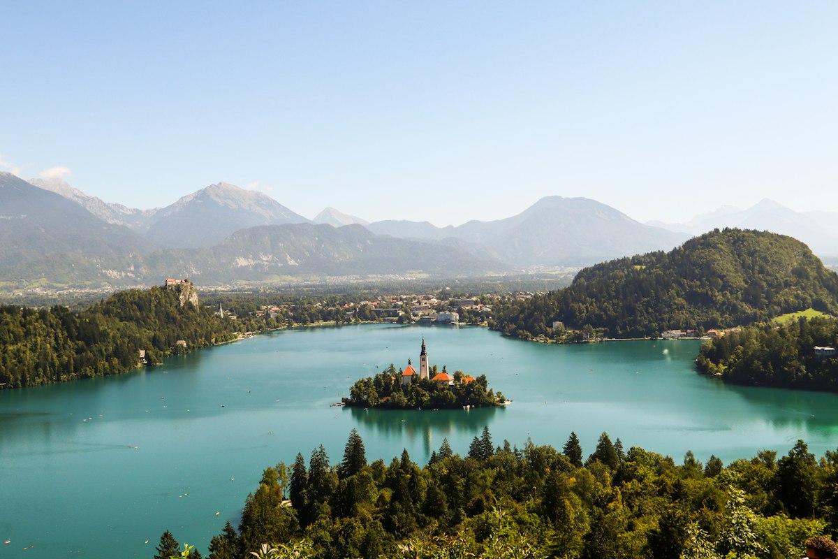 Lago de Bled, en Eslovenia