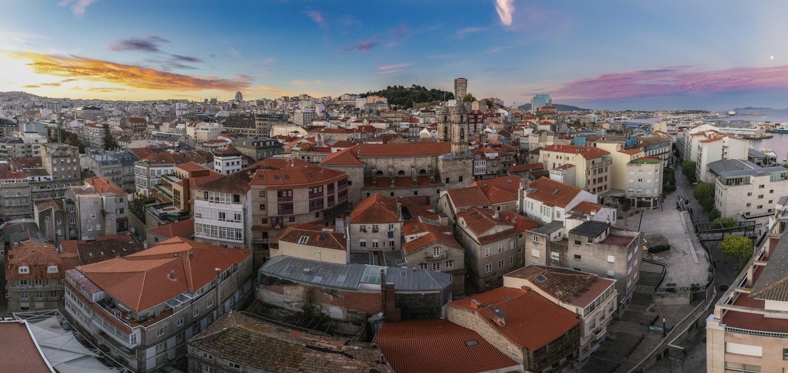 Vista de Vigo y su ría