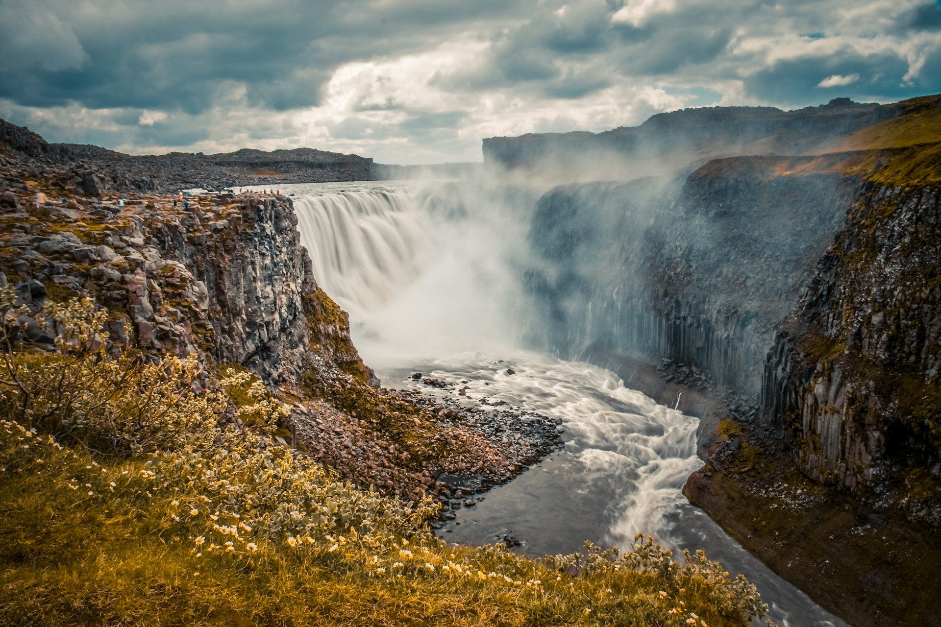 Cascada de Dettifoss, en el norte de Islandia