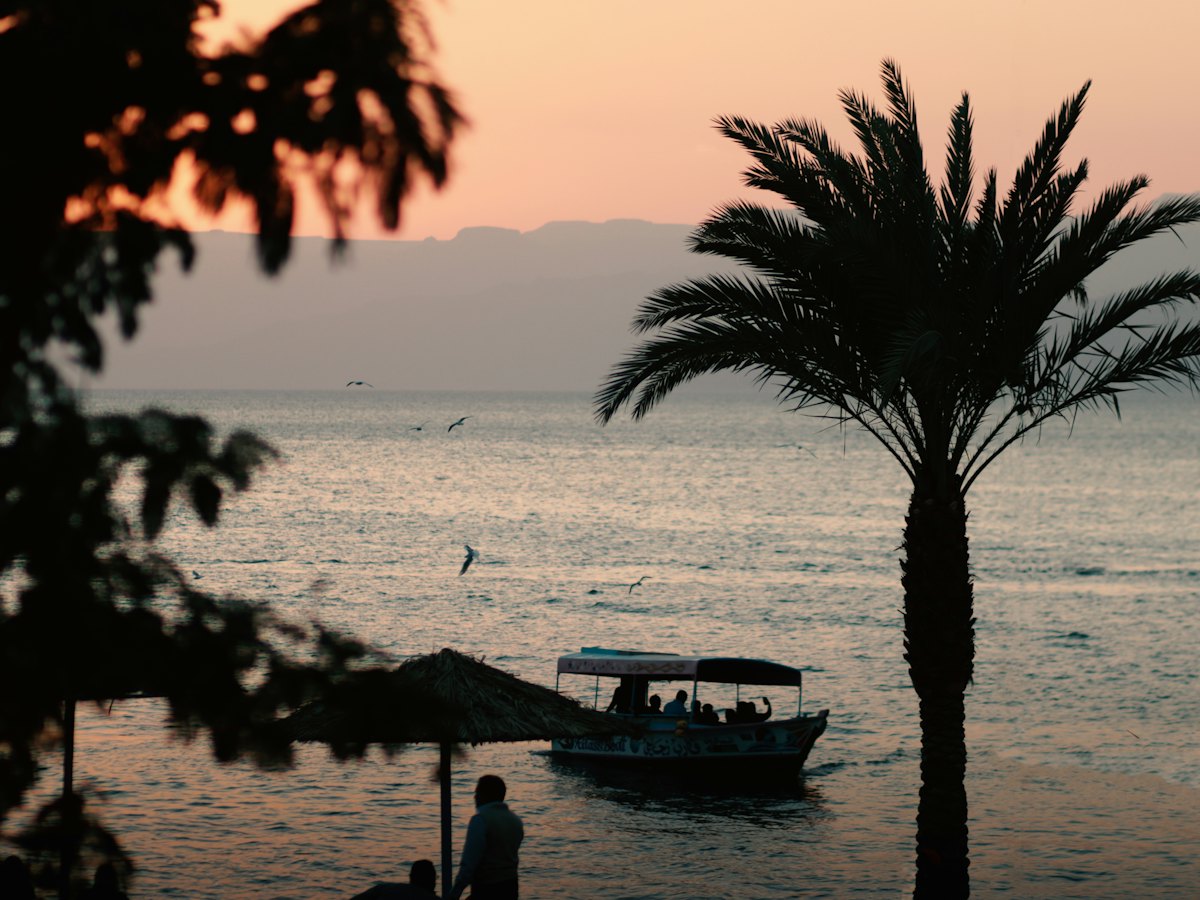 Atardecer en Aqaba, junto al mar Rojo