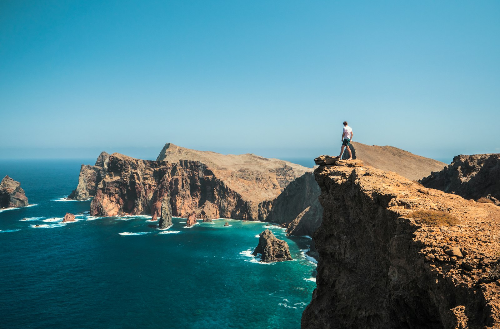 Acantilados de Ponta de São Lourenço, en Madeira