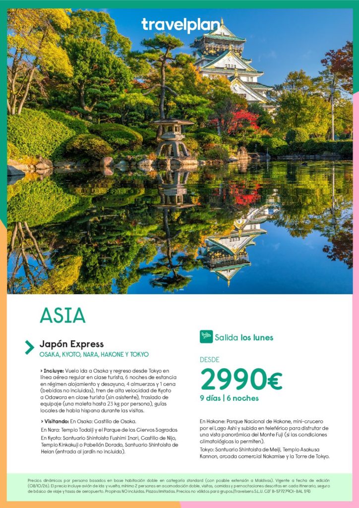 Oferta de última hora: Japón Express